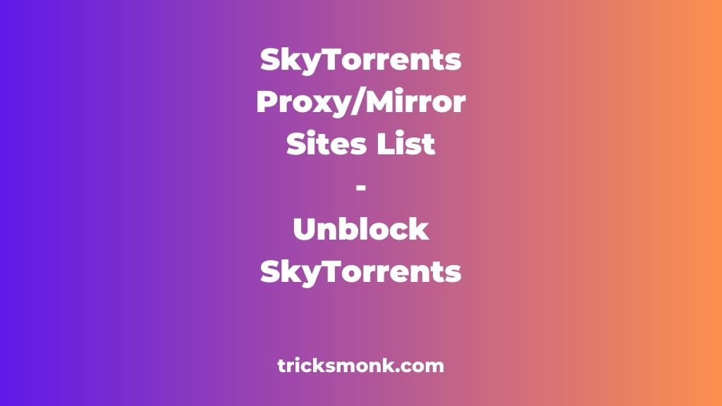 SkyTorrents Proxy