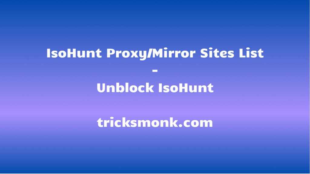 IsoHunt Proxy